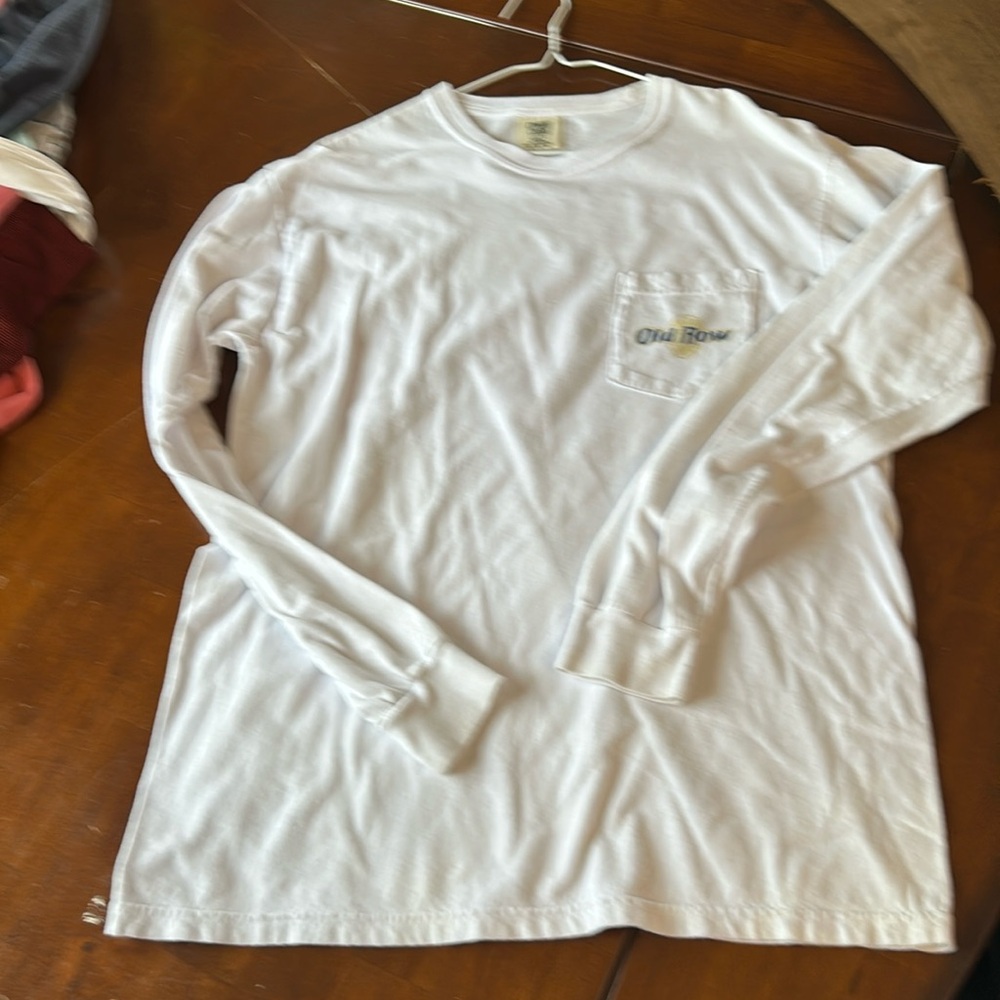 white long sleeve tshirt Old Row size M men’s